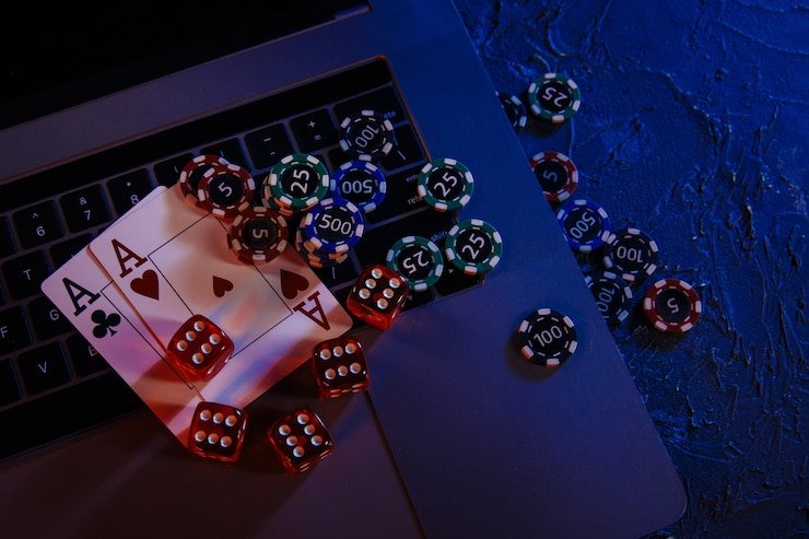 Antarmuka aplikasi ludotogel yang menampilkan permainan slot dan menu navigasi